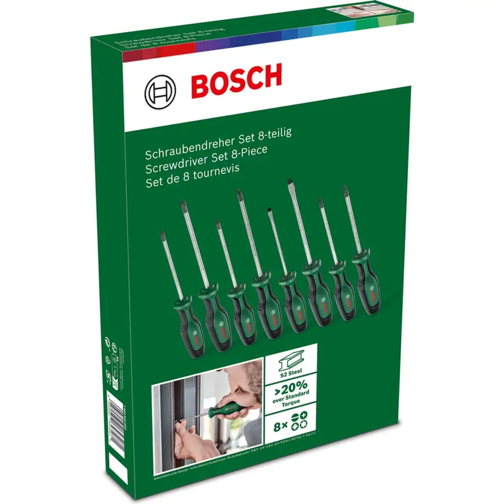 Набор отверток, 8 шт. BOSCH 1600A02BX8