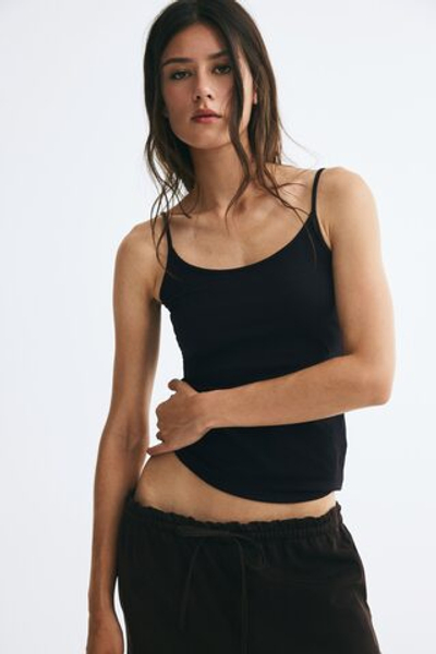 Хлопковые топы на бретелях, 2 шт. - H&M