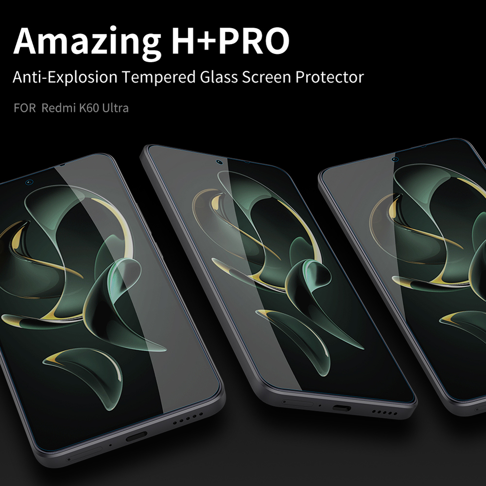 Защитное стекло с прозрачными рамками от Nillkin для Xiaomi 13T и 13T Pro, серия H+Pro Anti-Explosion Glass Screen Protector