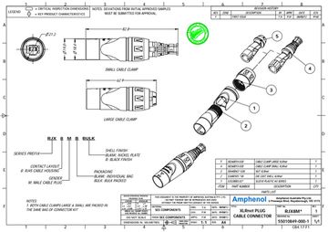 Amphenol RJX8M - XLRnet, XLR корпус для разъема RJ45, устанавливается на готовый соединительный шнур