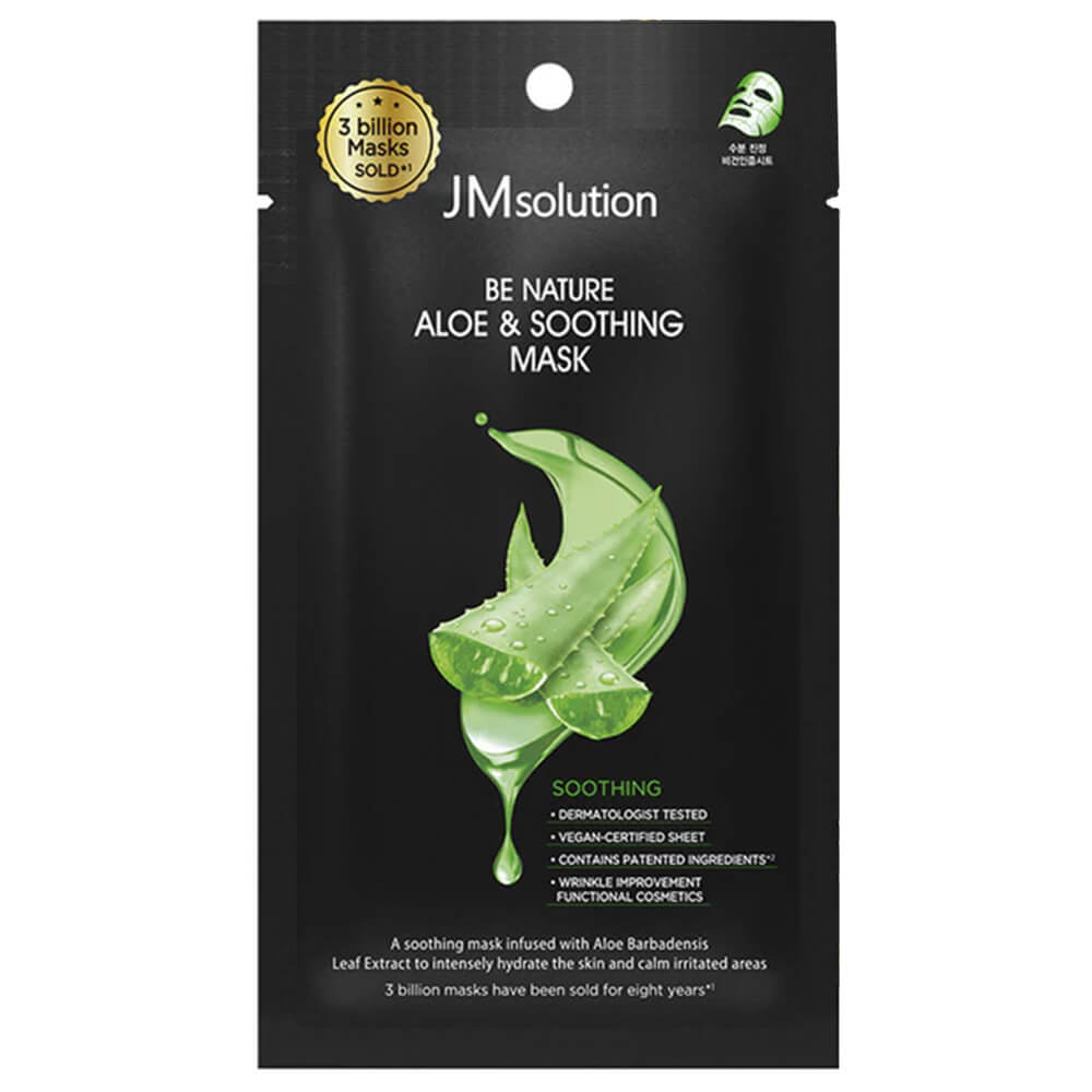 Тканевая маска с экстрактом алоэ JMSOLUTION Be Nature Aloe & Soothing Mask