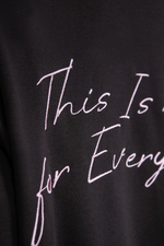 «Half Zip not for everyone» Толстовка с вышивкой.