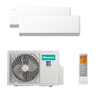 Мульти сплит-система Hisense на 2 комнаты (25+35 кв.м.) VIBE PRO, белый