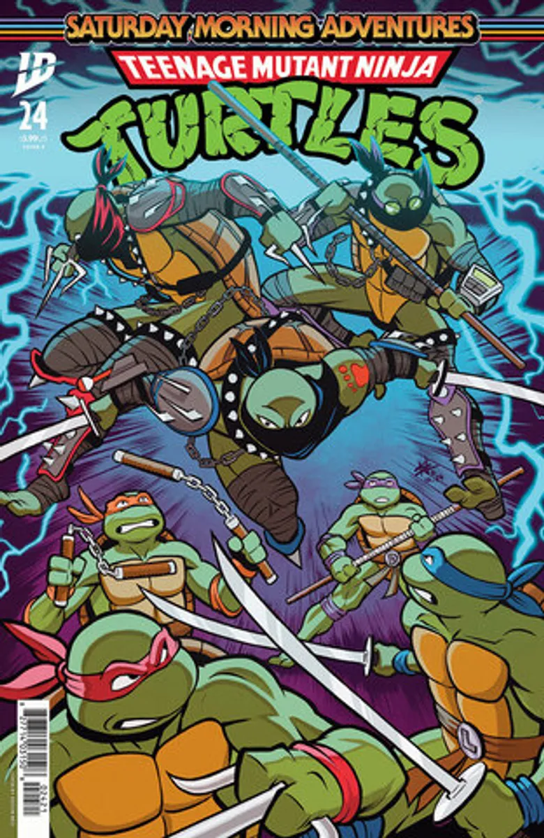 Teenage Mutant Ninja Turtles Saturday Morning Adventures Continued #24 (Cover B)