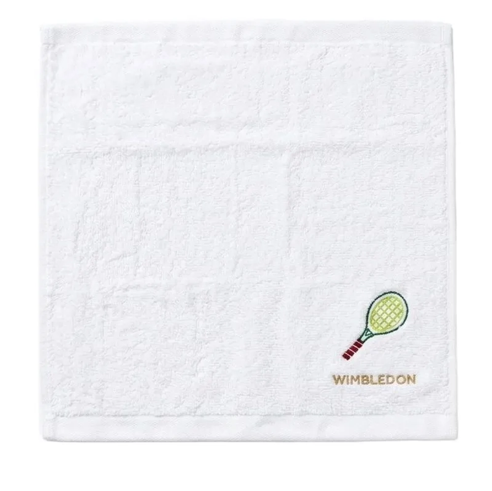 Теннисное полотенце Wimbledon Themed Face Towel Set 5P - white