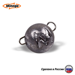 Свинец Minoga "Чебурашка", цвет сталь, 56 гр.(3шт)