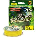 Шнур Power Phantom 4x, 92м, желтый, 0,33мм, 38,25кг