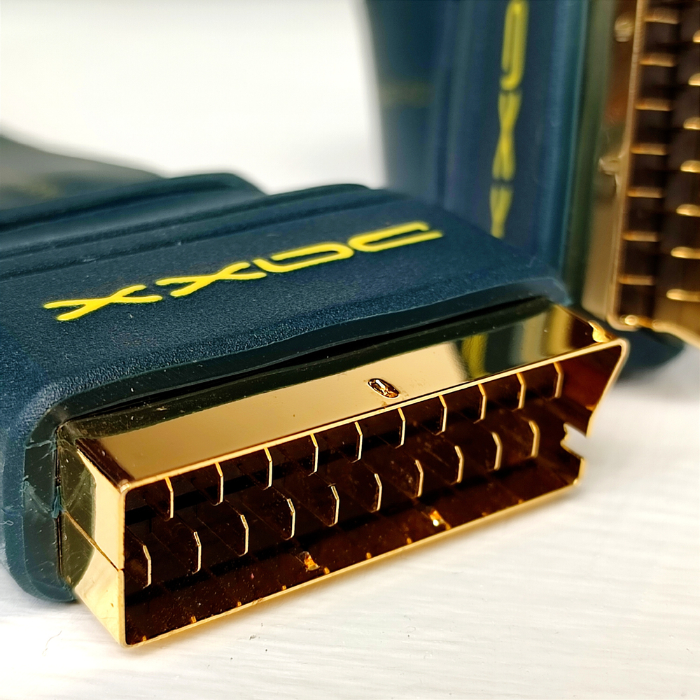 DAXX R22 Аудио/видео кабель SCART-SCART с плоской шиной / длина 2.5м