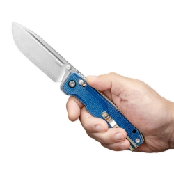 Нож складной SRM 7228B-ME2 Rubik Large (140Cr Laminated, Blue Micarta)