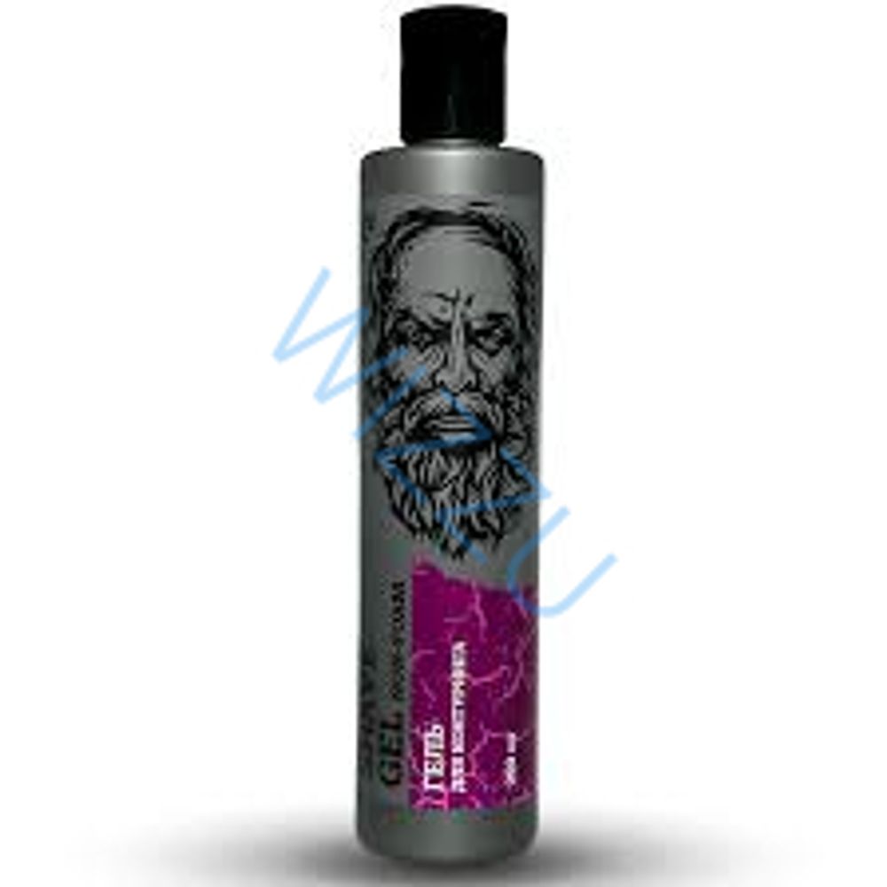 Гель для бритья без пенообр для контур EVI Professional Серия Salon Чорная кость 250 мл