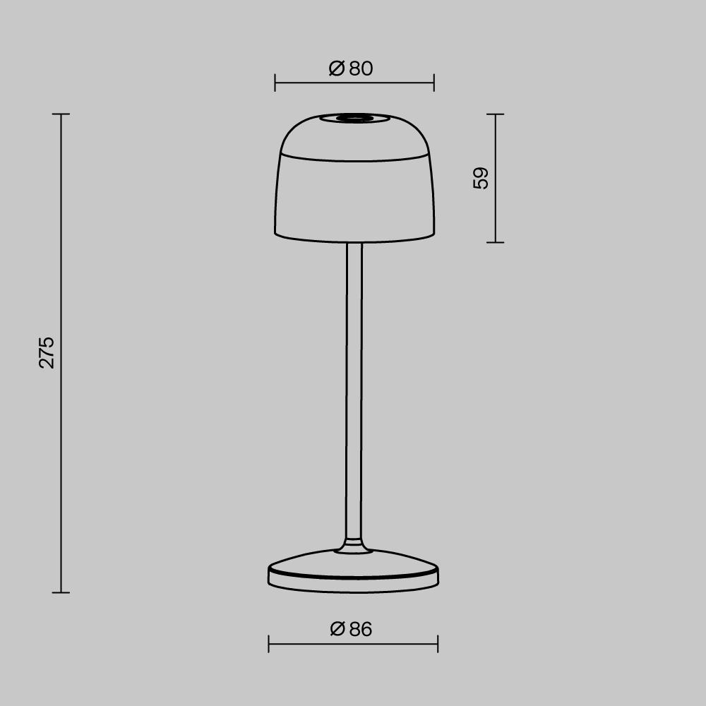 Уличный переносной аккумуляторный светильник Outdoor O528TL-L2BSCCT
