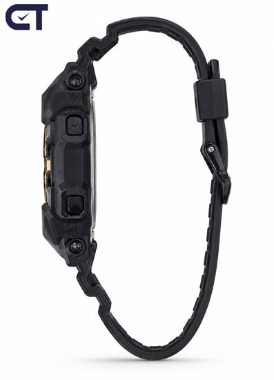 CASIO GA-010GB-1A9DR G-SHOCK мужские наручные часы — чёрно-золотая ударопрочная модель с 10-летней батареей