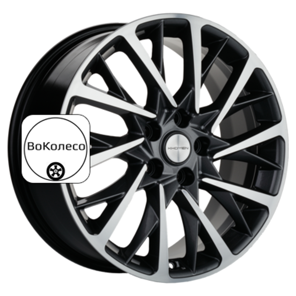 7,5x18/5x114,3 ET45 D60,1 KHW1804 (Geely Atlas/Atlas Pro/Lifan Myway) Gray-FP Khomen Wheels
