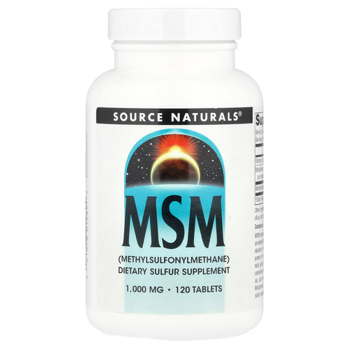 Source Naturals, МСМ, 120 таблеток