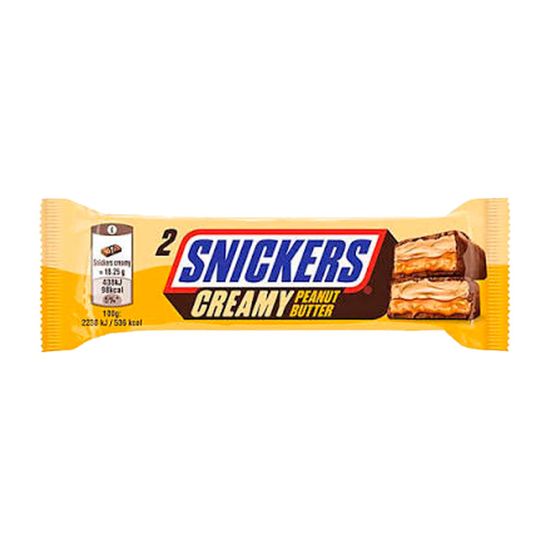 Шоколадный батончик Snickers с арахисовой пастой Creamy Peanut Butter Single 36,5гр (Европа)