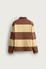 ПОЛО В ПОЛОСКУ С НАШИВКАМИ — ZARA