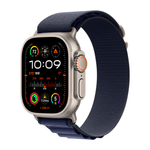 Умные часы Apple Watch Ultra 2 (2024) GPS + Cellular, 49mm, Natural Titanium Case with Navy Alpine Loop S, (Темно-синий)