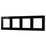 Рамка стеклянная FRM-GLARE-GS-4-BK (Arlight, -)