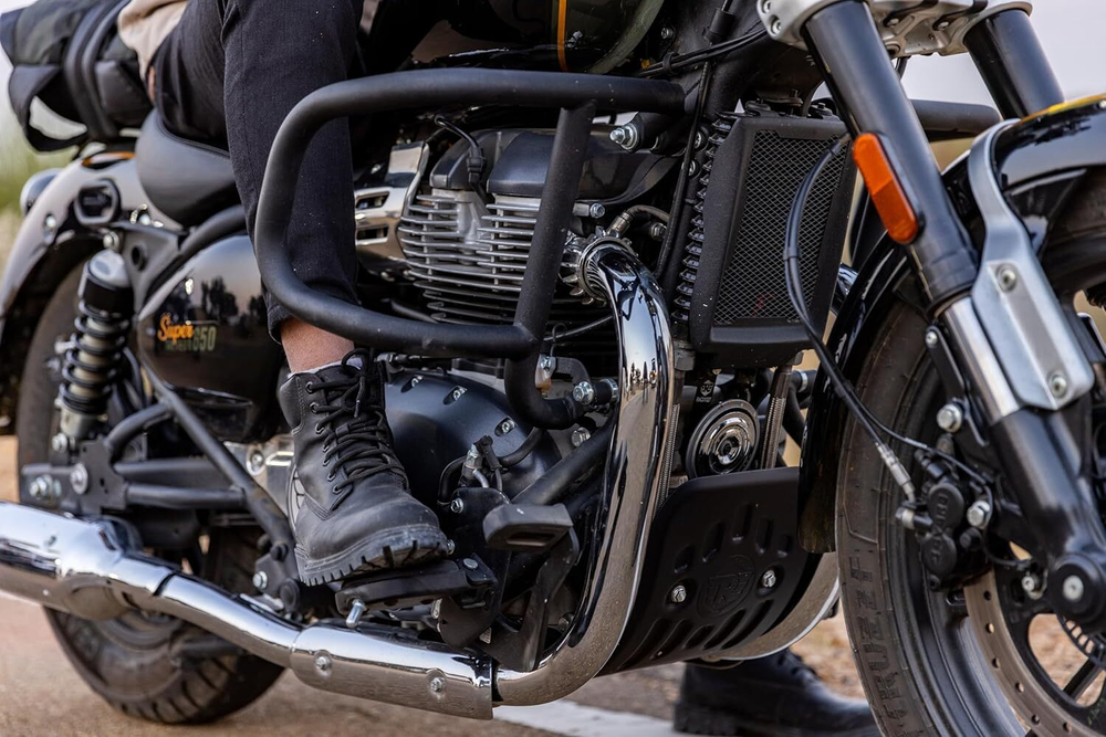 Дуги безопасности Royal Enfield, черного цвета, арт. KXA00200