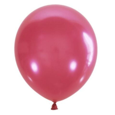 Воздушные шары с гелием и обработкой Металлик PINK Розовый 027 12"/30 см