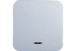 Выключатель Systeme Electric BLANCA 1-клавишный с индикатором проходной накладной алюминий 30869