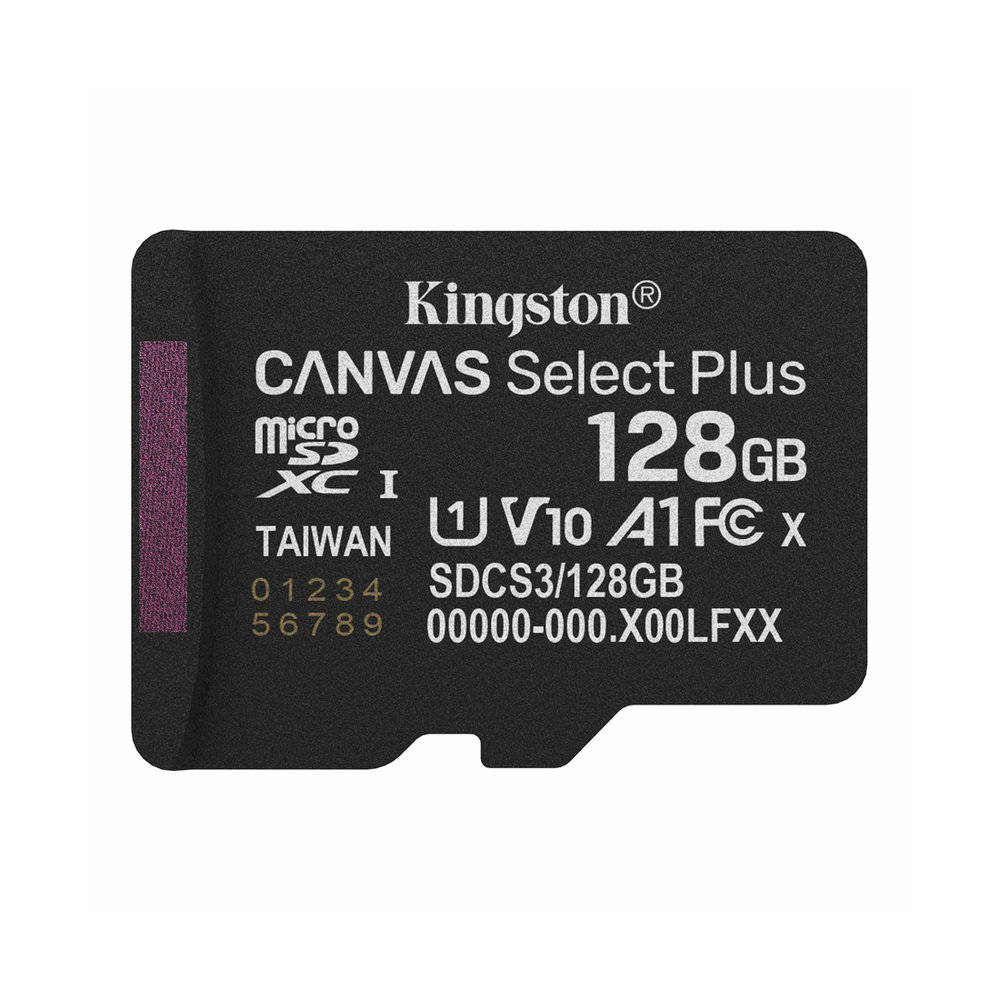 Карта памяти Kingston SDCS3/128GBSP Canvas Select Plus A1 U1 V10 128GB