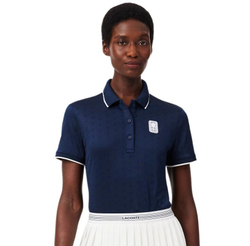 Мужское теннисное поло Lacoste Tennis Heritage Ultra Dry Stretch - navy blue