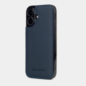 Чехол-накладка для iPhone 17 - кожа теленка, синий