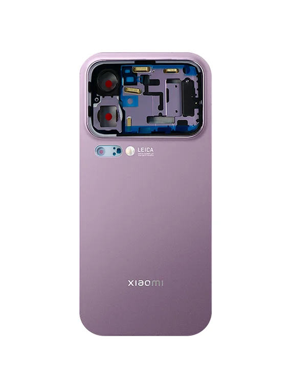 Задняя крышка для Xiaomi 17 Pro Max фиолетовая (Violet) без стекла камеры