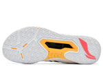 Li Ning Saga 2 Lite Rubber Cushioning, Wear Resistant Low top Badminton Shoes Unisex White Yellow