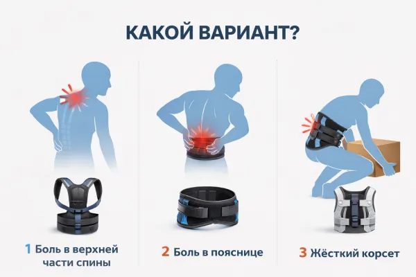 Как выбрать ортопедический корсет для спины: 3 шага, чтобы не ошибиться Как выбрать ортопедический корсет для спины: 3 шага, чтобы не ошибиться