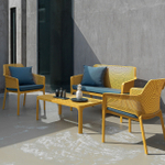 Комплект пластиковой мебели Nardi Net Relax, горчичный