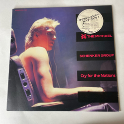 Винтажная виниловая пластинка LP The Michael Schenker Group Cry For The Nations (Япония 1981) (Без Оби) Maxi Single 45 RPM