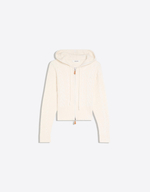 Женский кардиган с капюшоном и узором косы - BERSHKA