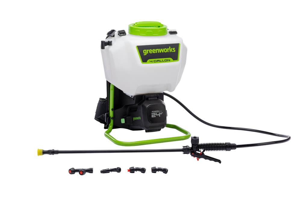 Опрыскиватель аккумуляторный Greenworks Арт. 5300307, 24V, с АКБ 2Ач и ЗУ