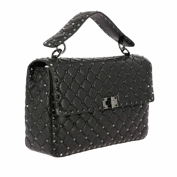 Сумка Valentino Rockstud Spike Medium черный