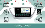 Магнитола для Hyundai Solaris 2 2017-2022, Solaris HS 2024+ - Vaycar VA23-0766-2K на Android 13, Быстрая, 2K QLED, CarPlay,4G SIM-слот