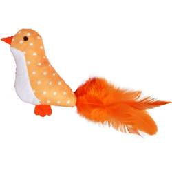 Flamingo Игрушка "Птичка с пером", 10см