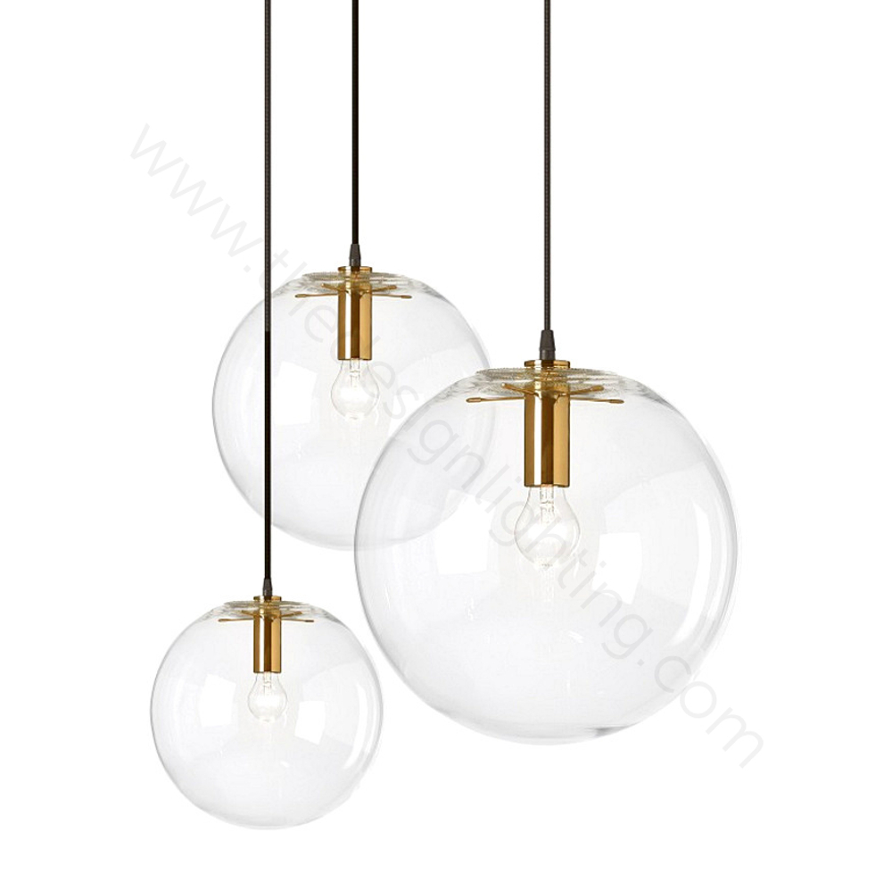 Pendant design lamp SELENE by ClassiCon D30 (Gold)