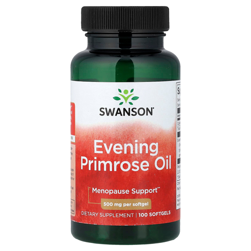 Swanson Vitamins, Масло примулы вечерней, 500 мг, 100 капсул