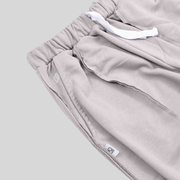 Брюки Baggy Trousers Logo Opal серые - фото 8