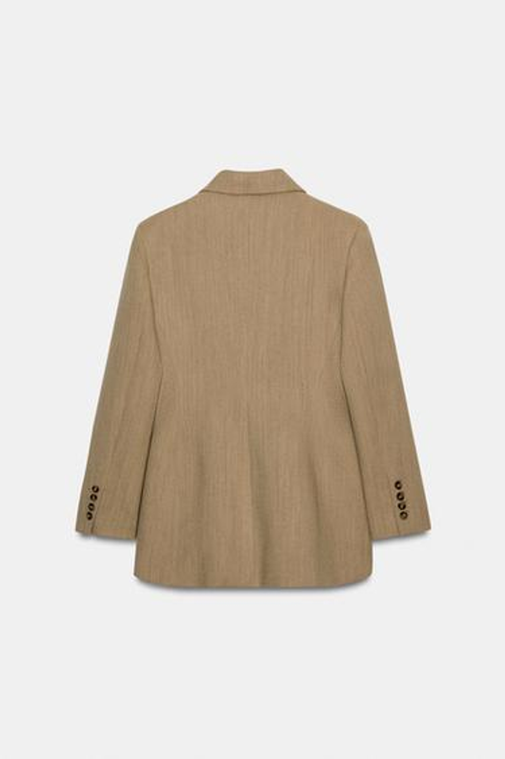 Блейзер из смешанной шерсти, облегающий силуэт, коллекция ZW - ZARA