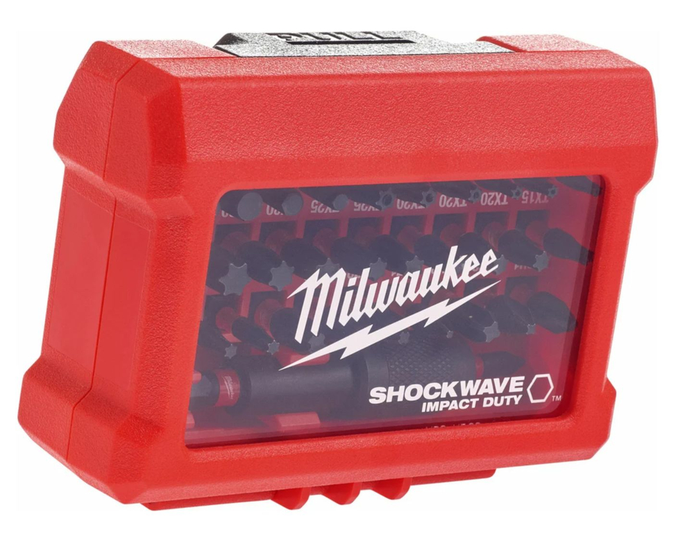 Биты Milwaukee SHOCKWAVE GEN III набор 48 предметов в пласт. кейсе 4932492005
