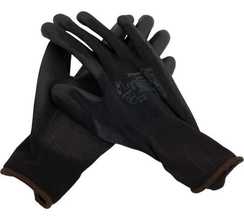 Перчатки нейлон/полиуретан 2Hands 2101BLK