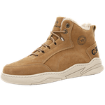 LINGHANGLUOTUO High Top Men"s Shoes Thermal Waterproof Insulated Shoes Men"s Sand