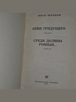 Иван Шевцов. Среди долины ровныя...