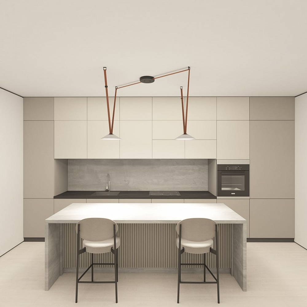 Накладной светильник Denkirs BELTY FLOW DK5565-WH+BK