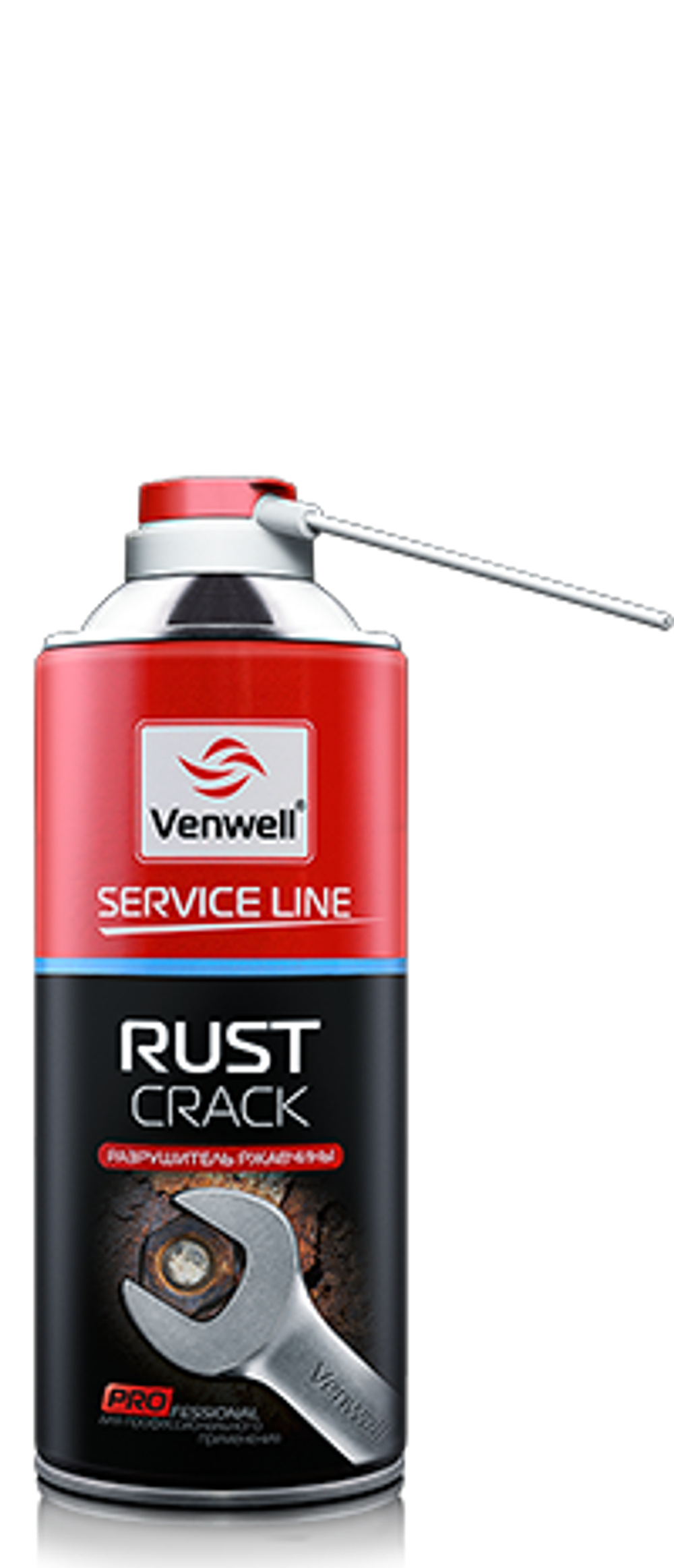 VW-SL-001RU Venwell Разрушитель ржавчины Rust Crack (аэрозоль) 400 мл