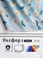 Оксфорд с принтом 2 метра №1 210 D