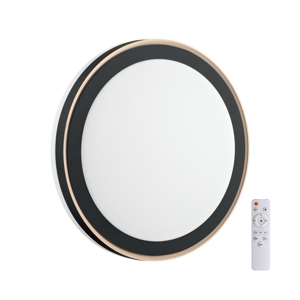 7620/DL PALE SN 000 Светильник пластик/черный/медный LED 48Вт 3000-6300K D390 IP43 пульт ДУ AKUNA